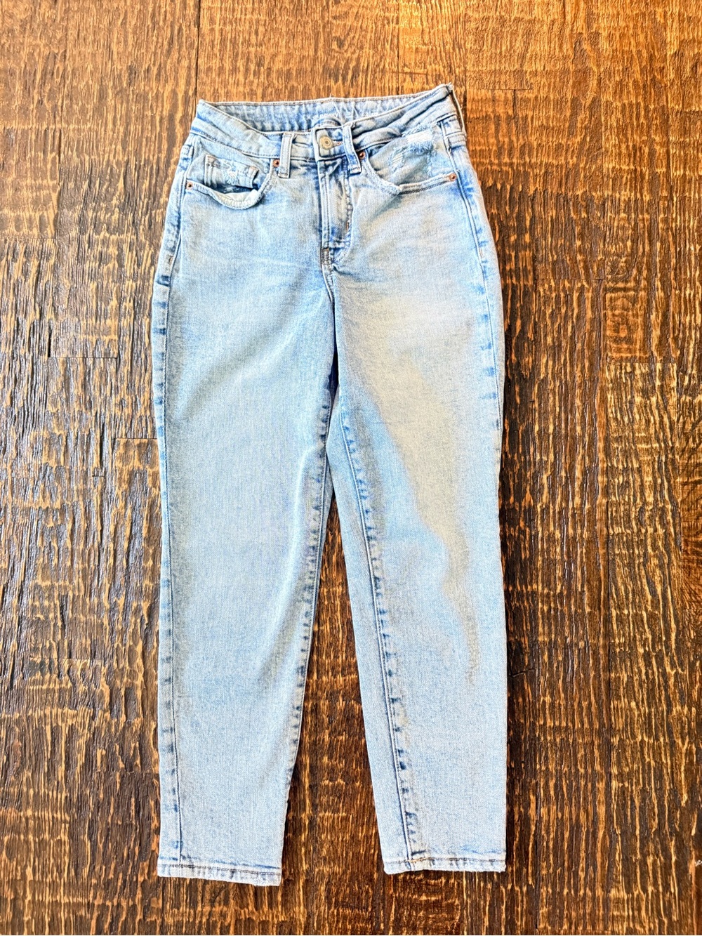 Old navy size 0, OG Straight High-Rise Light Blue Women’s Jeans